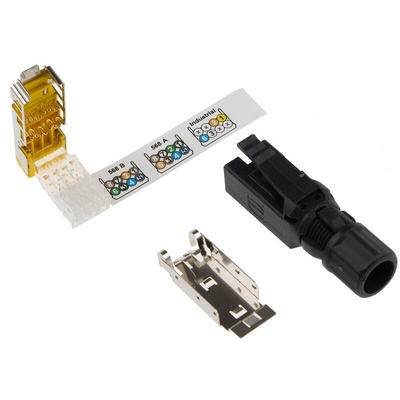 HARTING RJ Industrial Series Male RJ45 Connector, Cable Mount, Cat6