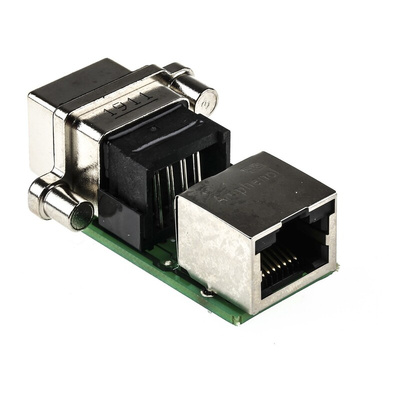 Amphenol MRJ Series Female to Female RJ45 Connector, Through Hole, Cat5e