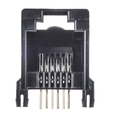 Wurth Elektronik WR-MJ Series Female RJ11 Connector, Through Hole, UTP Shield