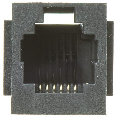 Wurth Elektronik WR-MJ Series Female RJ11 Connector, Through Hole, UTP Shield