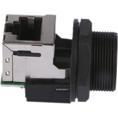 Amphenol RJ45F7RJ Series Female RJ45 Connector, Panel Mount