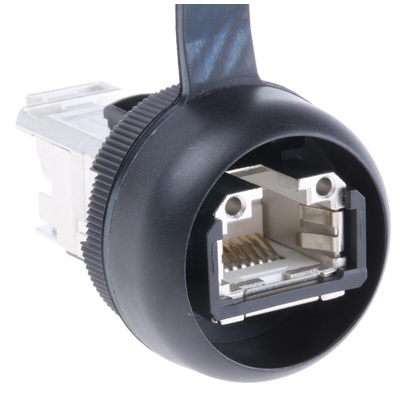 Weidmuller FrontCom Micro Series Female RJ45 Connector, Panel Mount, Cat6a