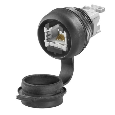 Weidmuller FrontCom Micro Series Female RJ45 Connector, Panel Mount, Cat6a