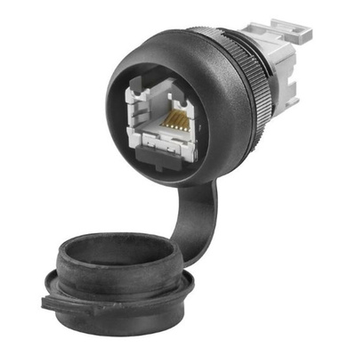 Weidmuller FrontCom Micro Series Female RJ45 Connector, Cable Mount, Cat6a, 360° Shield