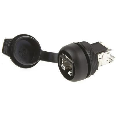 Weidmuller FrontCom Micro Series Female RJ45 Connector, Cable Mount, Cat6a, 360° Shield