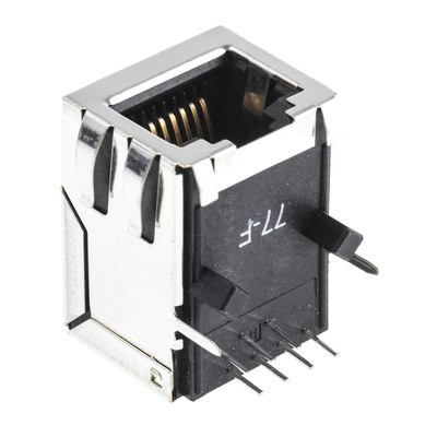 Bel-Stewart MagJack Series Female RJ45 Connector, Through Hole, STP Shield