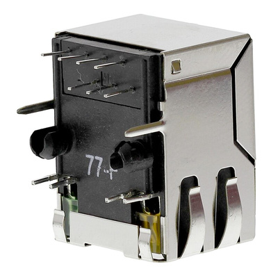 Bel-Stewart MagJack Series Female RJ45 Connector, Through Hole, STP Shield