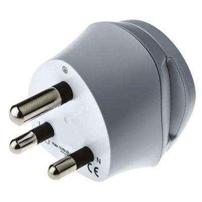 RS PRO Australia, China, Europe, Italy, Switzerland, UK, USA to Europe, South Africa Travel Adapter, Rated At 16A