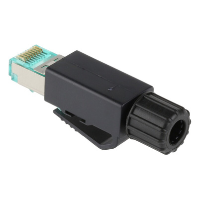 HARTING RJ Industrial Series Male RJ45 Connector, Cable Mount, Cat6a, UTP Shield