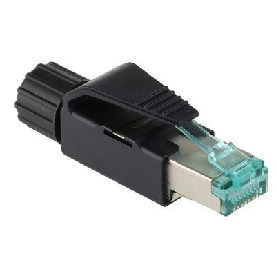 HARTING RJ Industrial Series Male RJ45 Connector, Cable Mount, Cat6a, UTP Shield