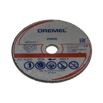 Dremel Aluminium Oxide Cutting Disc, 2 in pack