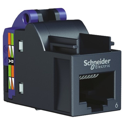 Schneider Electric Actassi Series Female RJ45 Connector, Cable Mount, Cat6, U/UTP Shield
