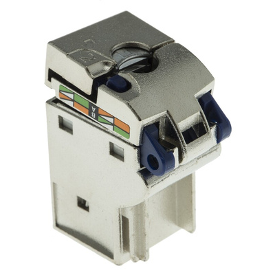 Schneider Electric Actassi Series Female RJ45 Connector, Cable Mount, Cat6a, F/FTP, F/UTP, S/FTP, SF/UTP, U/FTP Shield
