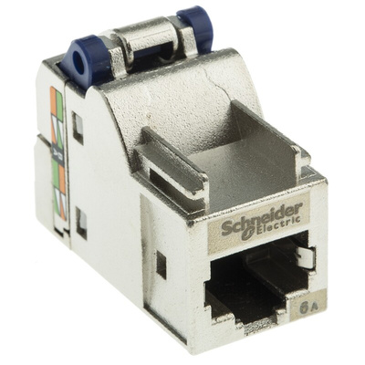 Schneider Electric Actassi Series Female RJ45 Connector, Cable Mount, Cat6a, F/FTP, F/UTP, S/FTP, SF/UTP, U/FTP Shield