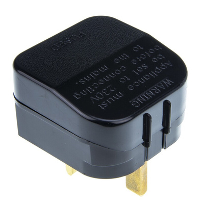 PowerConnections USA to UK Mains Connector Converter, Rated At 5A