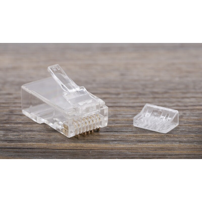 RS PRO Male RJ45 Connector, Cable Mount, Cat6, Cat6a, UTP Shield