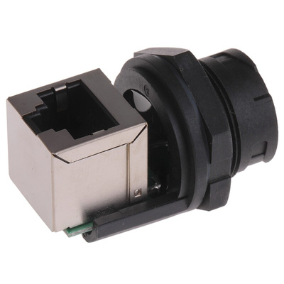 Amphenol Industrial RCP Series Female RJ45 Connector, Panel Mount, Cat5e, STP Shield