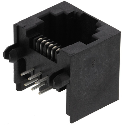 Molex 43860 Series Female RJ11 Connector, Through Hole