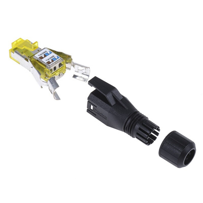 Phoenix Contact VS-08 Series Male RJ45 Connector, Cable Mount, Cat6a