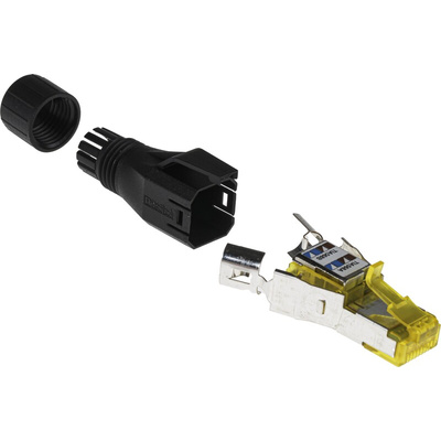 Phoenix Contact VS-08 Series Male RJ45 Connector, Cable Mount, Cat6a