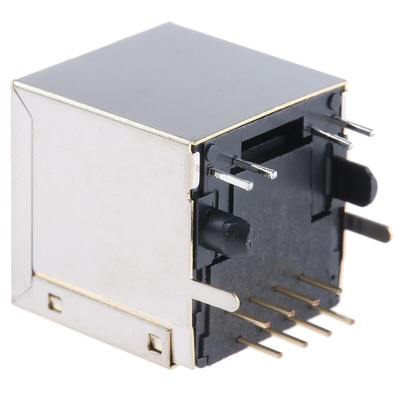 Wurth Elektronik WR-MJ Series Female RJ45 Connector, PCB Mount, Cat5, STP Shield