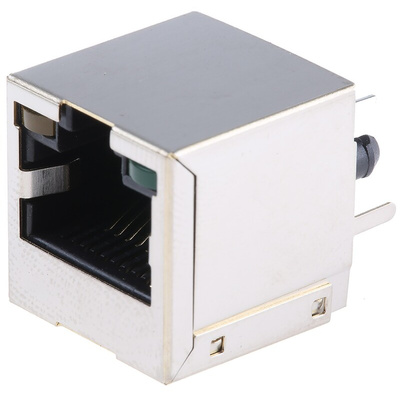 Wurth Elektronik WR-MJ Series Female RJ45 Connector, PCB Mount, Cat5, STP Shield