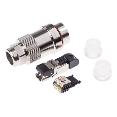 Telegartner TOC Series Male RJ45 Connector, Panel Mount, Cat6a