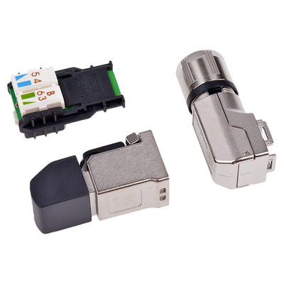 Telegartner MFP8 Series Male RJ45 Connector, Cable Mount, Cat6a