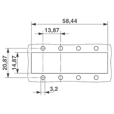 Phoenix Contact, VS-08-A-RJ45/LP-4-IP 20 Panel Mounting Frame