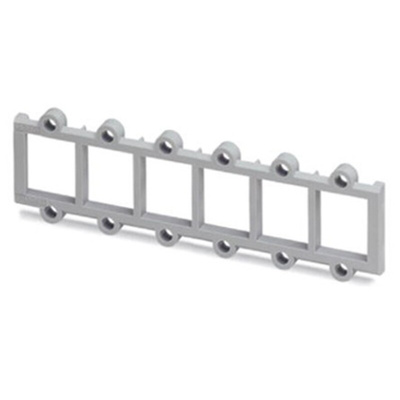 Phoenix Contact, VS-08-A-RJ45/LP-6-IP 20 Panel Mounting Frame for use with RJ45 PCB Connectors