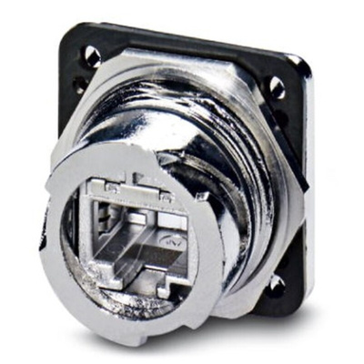 Phoenix Contact, VS-V1-F-RJ45-MNNA-1-C-S-JJ-S Panel Mounting Frame for use with IP67 RJ45 Connector