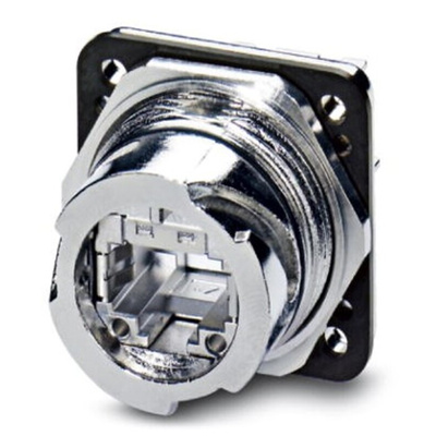 Phoenix Contact, VS-V1-F-RJ45-MNNA-1-C-S-JI-S Panel Mounting Frame for use with IP67 RJ45 Connector