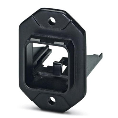 Phoenix Contact, VS-PPC-F1-RJ45-POBK-1R-F Panel Mounting Frame for use with RJ45 Socket Inserts