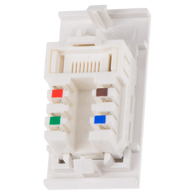 Molex Premise Networks PowerCat Euromod Series Female RJ45 Connector, Cat5e, UTP Shield