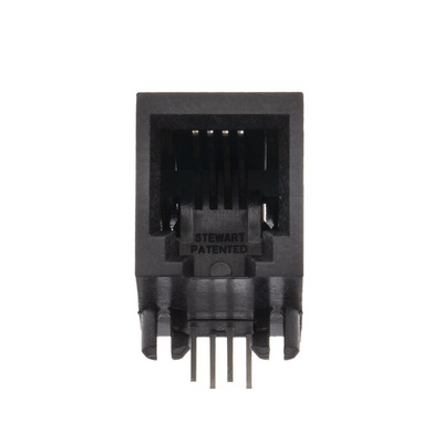 Bel-Stewart SS-64 Series Female RJ22 Connector, Through Hole