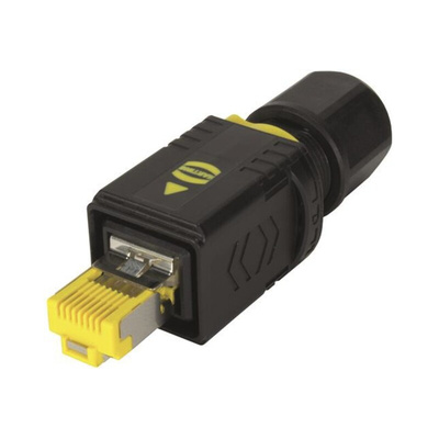 HARTING PushPull V4 Series Male RJ45 Connector, Cable Mount, Cat6, 360° Shield