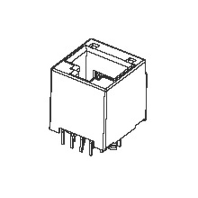 Molex 95503 Series Female RJ45 Connector, Surface Mount