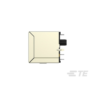 TE Connectivity 2337993 Series Female RJ45 Connector, Through Hole, Cat5, Nickel Plated Brass Shield