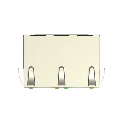 TE Connectivity 2337994 Series Female RJ45 Connector, Through Hole, Cat5, Nickel Plated Brass Shield