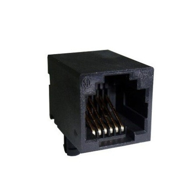Amphenol ICC RJE01 Series Male RJ11 Connector, Cable Mount, Cat3