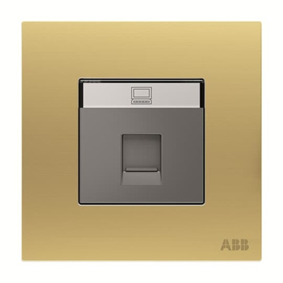 ABB Female Ethernet Connector, Flush Mount, Cat6