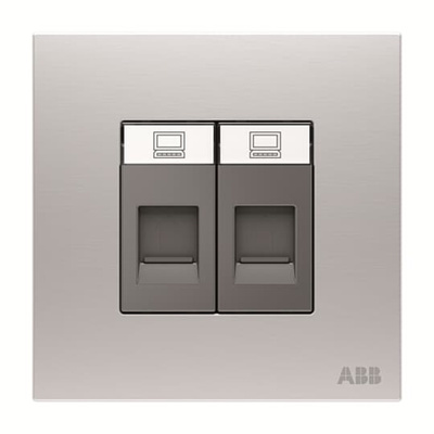 ABB Female Ethernet Connector, Flush Mount, Cat6