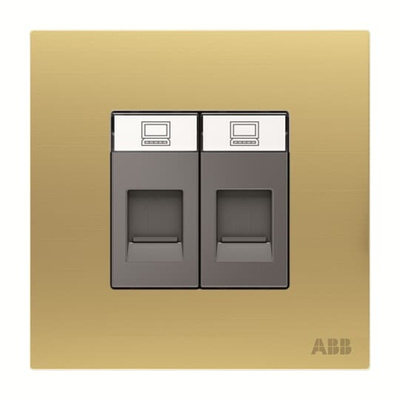 ABB Female Ethernet Connector, Flush Mount, Cat6