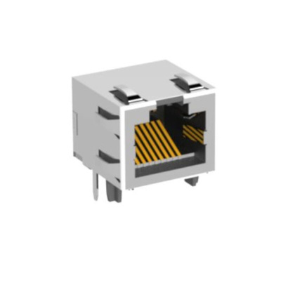 ERNI Female RJ Connector Module, Through Hole, Cat5