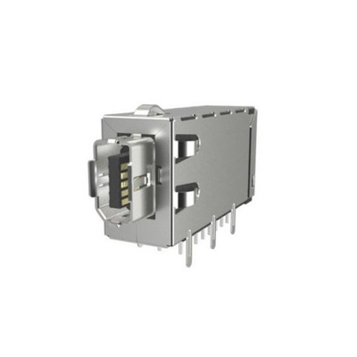 Amphenol Communications Solutions Male IX Industrial Connector, Surface Mount, Cat6a