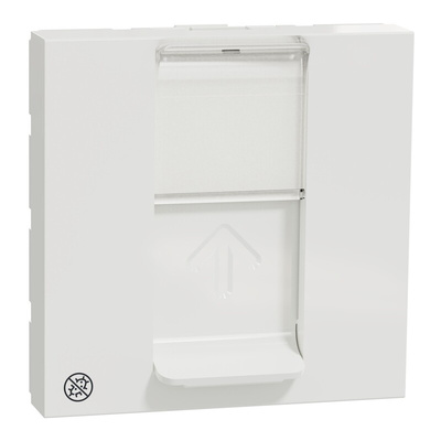 Schneider Electric New Unica Series Female RJ45 Socket, Flush Mount