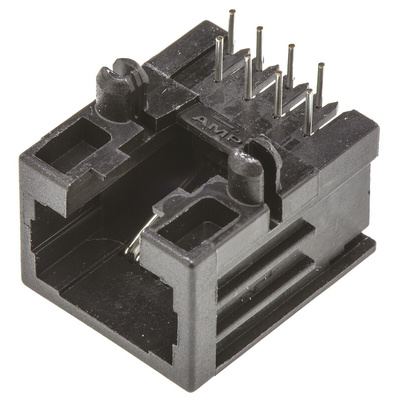 TE Connectivity 0-215877 Series Female RJ45 Connector, Through Hole, Cat3