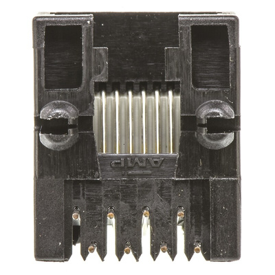 TE Connectivity 0-215877 Series Female RJ45 Connector, Through Hole, Cat3