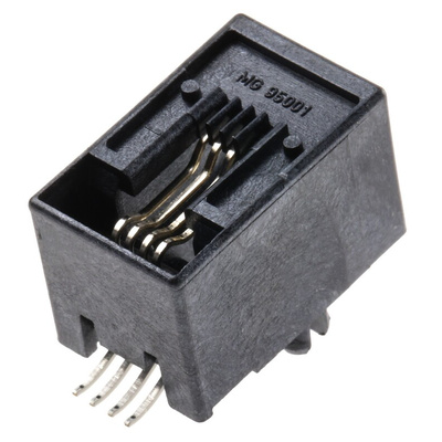 Molex 95501 Series Female RJ11 Connector, Surface Mount, Cat3