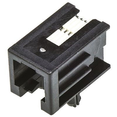 TE Connectivity 1-1705949 Series Female RJ22 Connector, Through Hole, Cat3